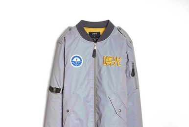 Club giv spacely bomber jacket top