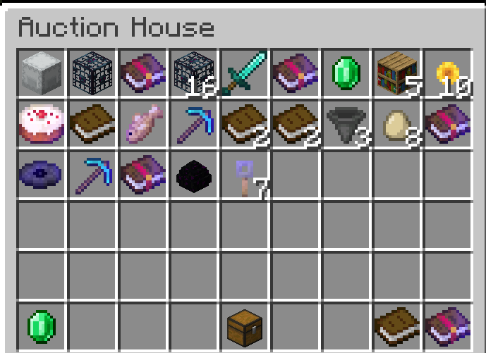 Auction House DestinyMC Skyblock Wiki Fandom