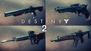 Destiny 2 Showcase - All Gambit Weapon Animations & Sounds w Slow Motion