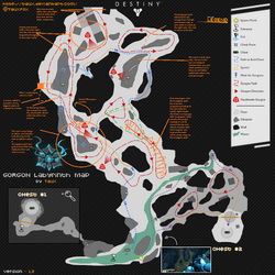 Gorgon Labyrinth Map