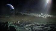 Concept art of the Moon's surface.