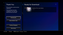 Destiny Alpha download ready