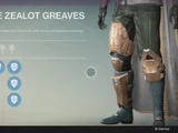 Prime Zealot Greaves (Year 1)