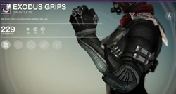 Hunter variant of Exodus Grips