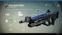 パルサーMSC、レアのパルスライフル。