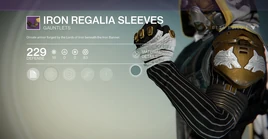 Iron regalia sleeves
