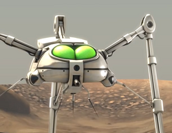 The Tripod, as pictured in Mann vs. Martian.