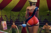 Miss Rockwell at the Rockwell Beauty Pageant in the Remake.
