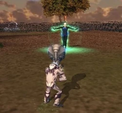 A Psi Mutant erecting a shield against Crypto.