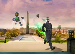 Crypto using the Anal Probe in Destroy All Humans! Remake.