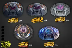 The various incarnations of Crypto’s Saucer.