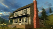 The Turnipseed Farmhouse in the original Destroy All Humans!