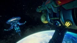 The Mothership in Destroy All Humans! 2 Reprobed.