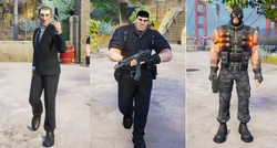 Three variations of KBG agents.