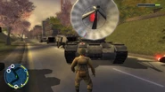 Japanese Army Maser Tank (Front) (Destroy All Humans! 2)