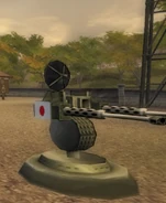 Japanese Army Gun Turrent (Destroy All Humans! 2)