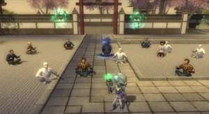 A small portion of the Cult of Arkvoodle in Takoshima.