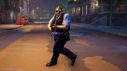 Albion Fat Police Officer Using Machine Gun (Destroy All Humans! 2 - Reprobed)