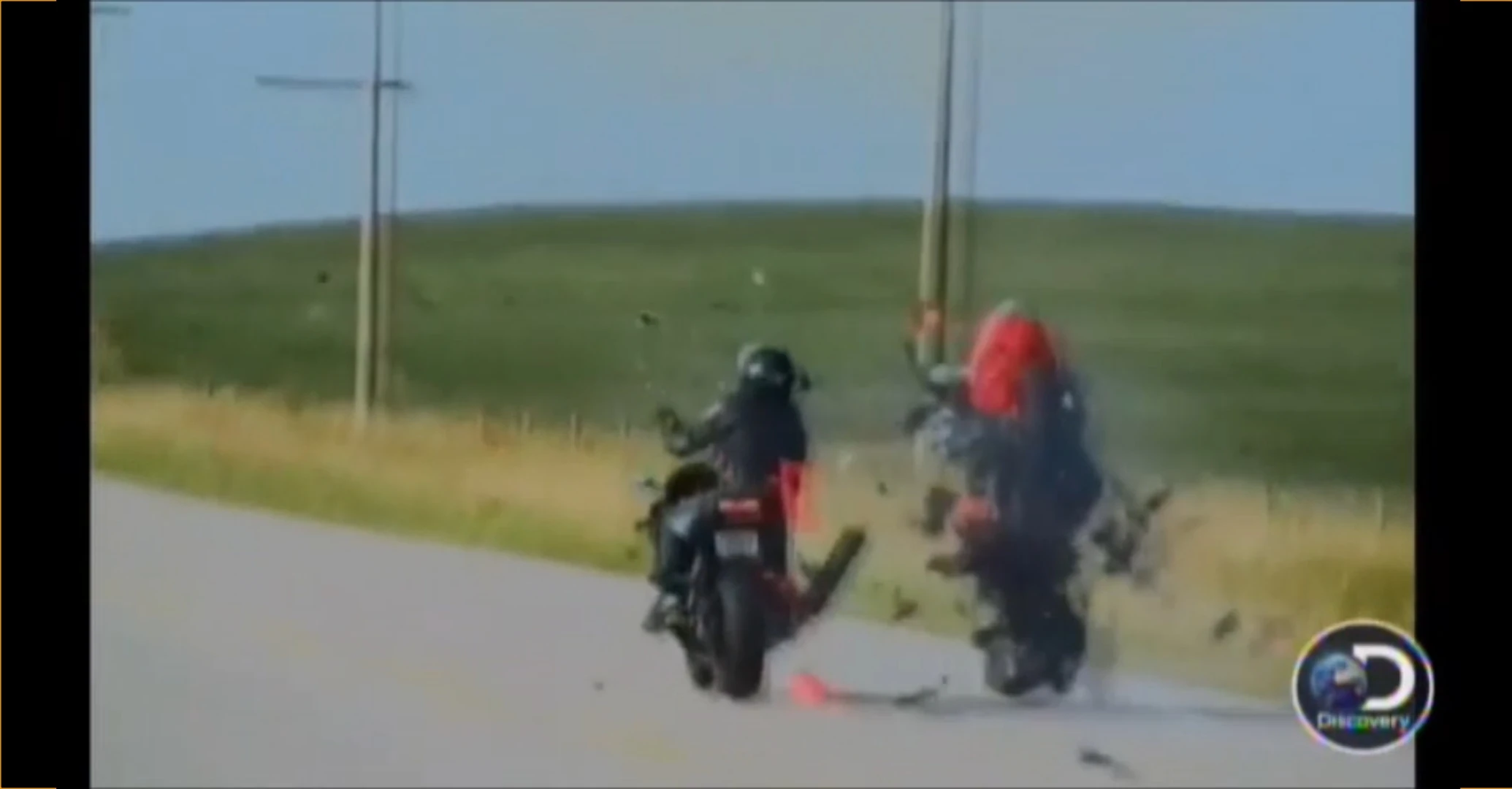 to The motorcycle collision on Freedom Road | Destroyed In Seconds