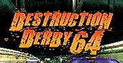 An early logo of Destruction Derby 64