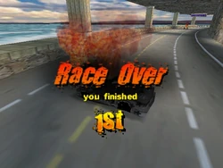 'Race Over'