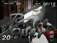 Race Over, displayed when you finish a race, quit the event, or when .