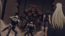 Schneider's group face a Minotaur