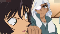 Makoto challenging Sera for a fight
