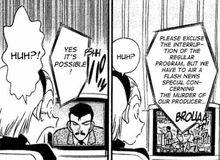 Sonoko's movie is interrupted by Kogoro's deduction show.