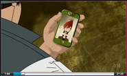 Green Apple Splat phone
