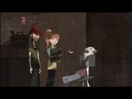 Lee and Jenny are trying to wake up Niles Peg