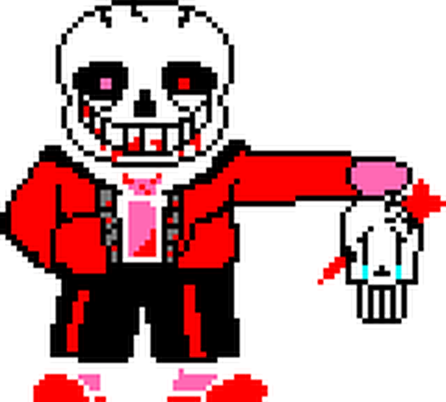 Drawing Insanity Sans VS Dust Sans ( Undertale AU ) 