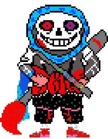 Killer Sans Vs OuterDust Sans ( Full Fight ) 