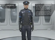 Extras Gallery "Android - Police Officer" variation PC200.