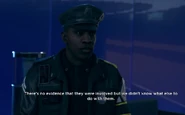 Chris informing Connor about the station androids.