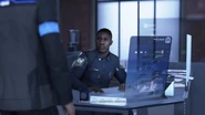 Chris surprised that Connor is still working for the police.