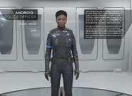 Extras Gallery "Android - Police Officer" variation PM700.