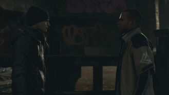 Markus and Connor in "Night of the Soul"