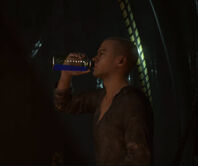 Markus drinking Thirium 310