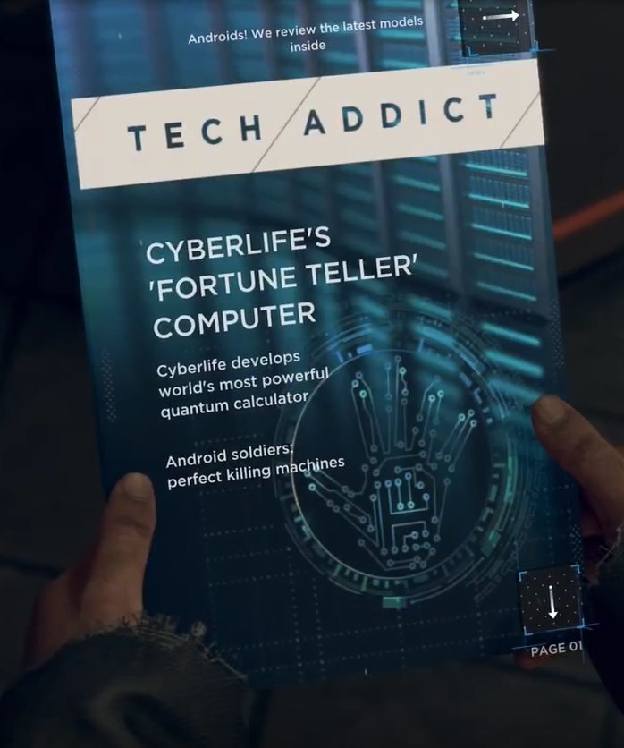 Cyberlife S Fortune Teller Computer Detroit Become Human Wikia Fandom