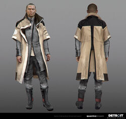 Detroit Become Human RK200 Markus Coat, Video Game Outfit