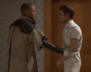 Markus converts Carl's new caretaker.