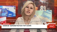 Rosanna reporting on the U.S. army's decision to end the demonstration.