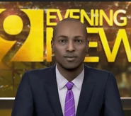 Michael Webb news presenter.