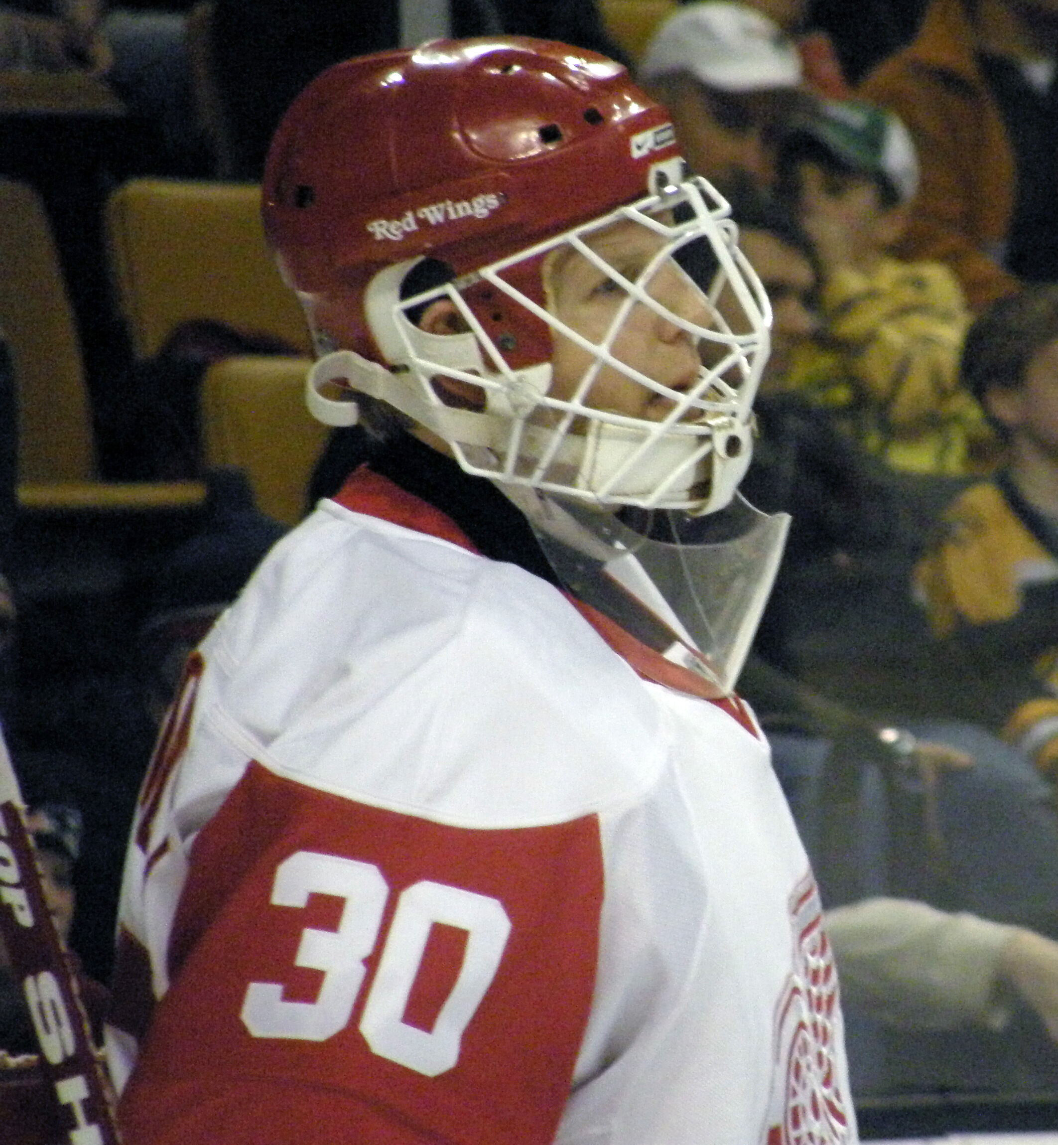 Terry Sawchuk Detroit Red Wings NHL Hockey Goalie Mask 