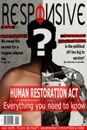 Responsive magazine.jpg (352 KB) Human Restoration Act is a cover story of the Responsive magazine.