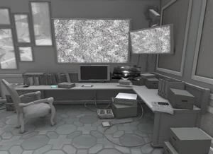 Hugh Darrow's computer at Omega Ranch.