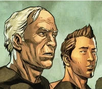 Quincy and a young Adam.