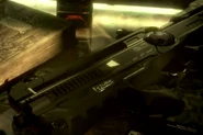 An FR-27 in Adam Jensen's apartment, as seen in the cinematic trailer