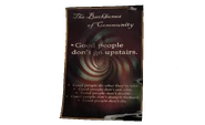 DXMD story item Backbones of Community.png (487 KB) "Backbones of Community" poster in Richard's facility